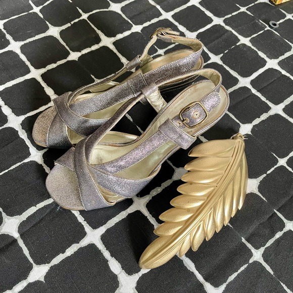 Marc Jacobs Glittering Silver Heels - Picture 12 of 13